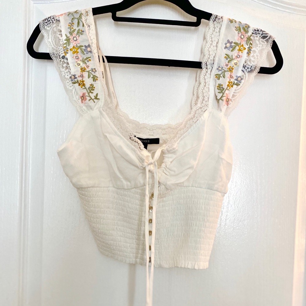 White tank top